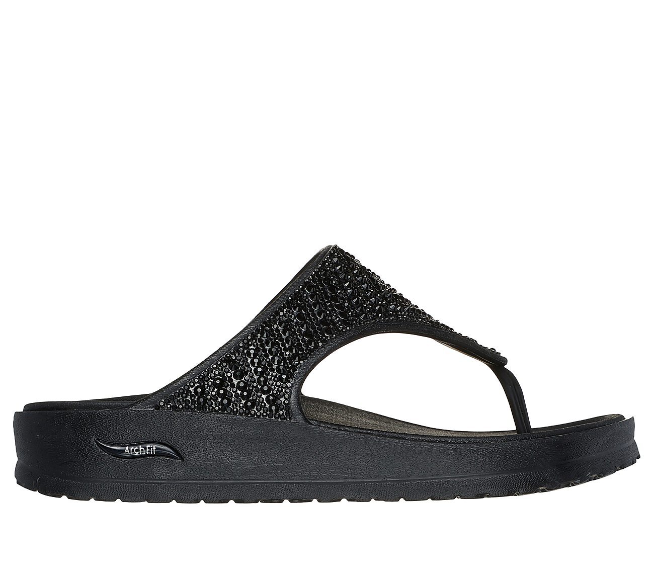 Skechers Γυναικείο Πέδιλο-Σανδάλι - Foamies: Arch Fit Cali Breeze - Shine On - 111599-BBK - Black - Image 2