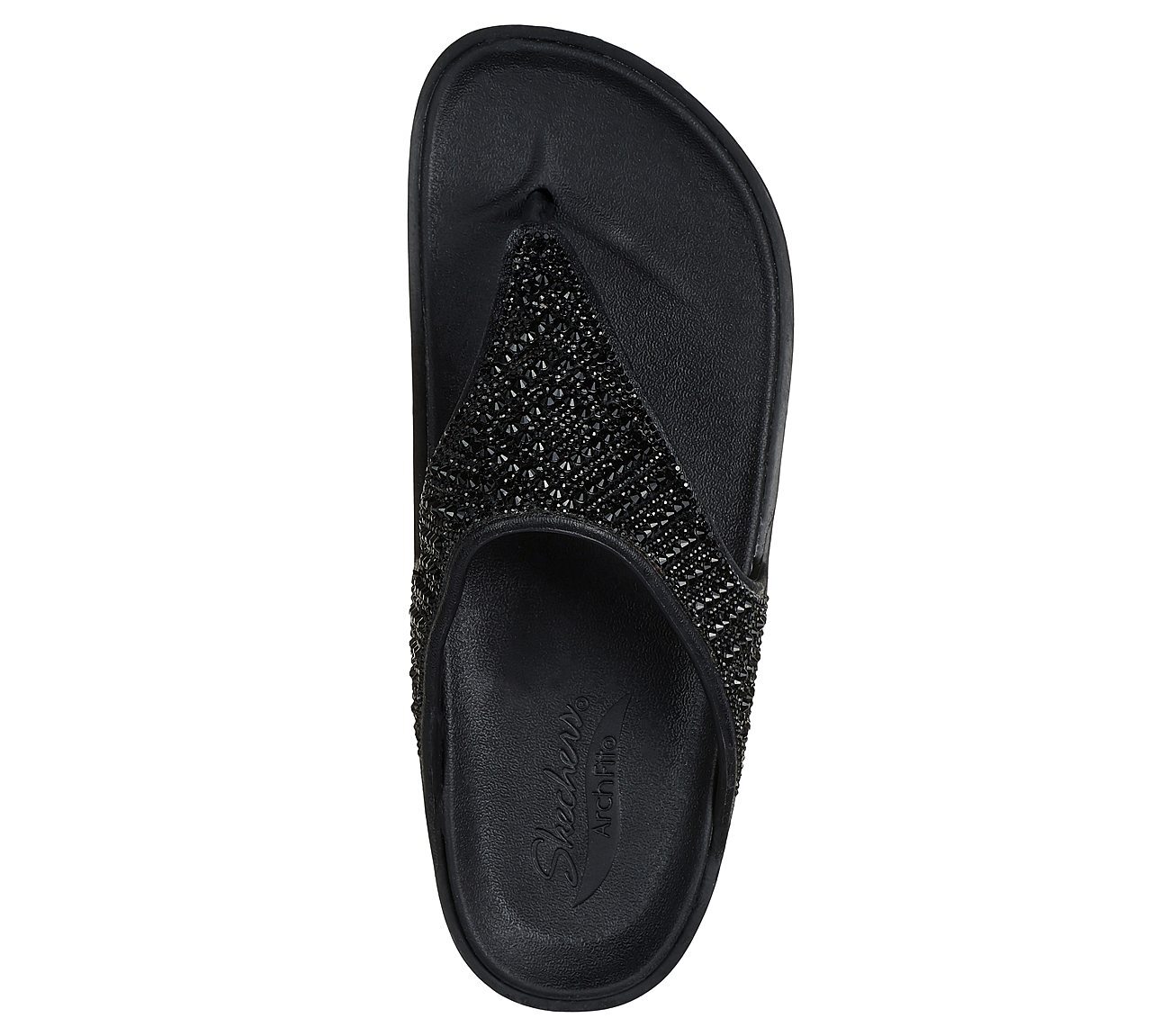 Skechers Γυναικείο Πέδιλο-Σανδάλι - Foamies: Arch Fit Cali Breeze - Shine On - 111599-BBK - Black - Image 4