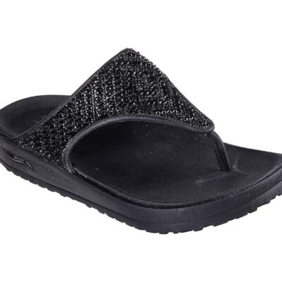 Skechers Γυναικείο Πέδιλο-Σανδάλι - Foamies: Arch Fit Cali Breeze - Shine On - 111599-BBK - Black