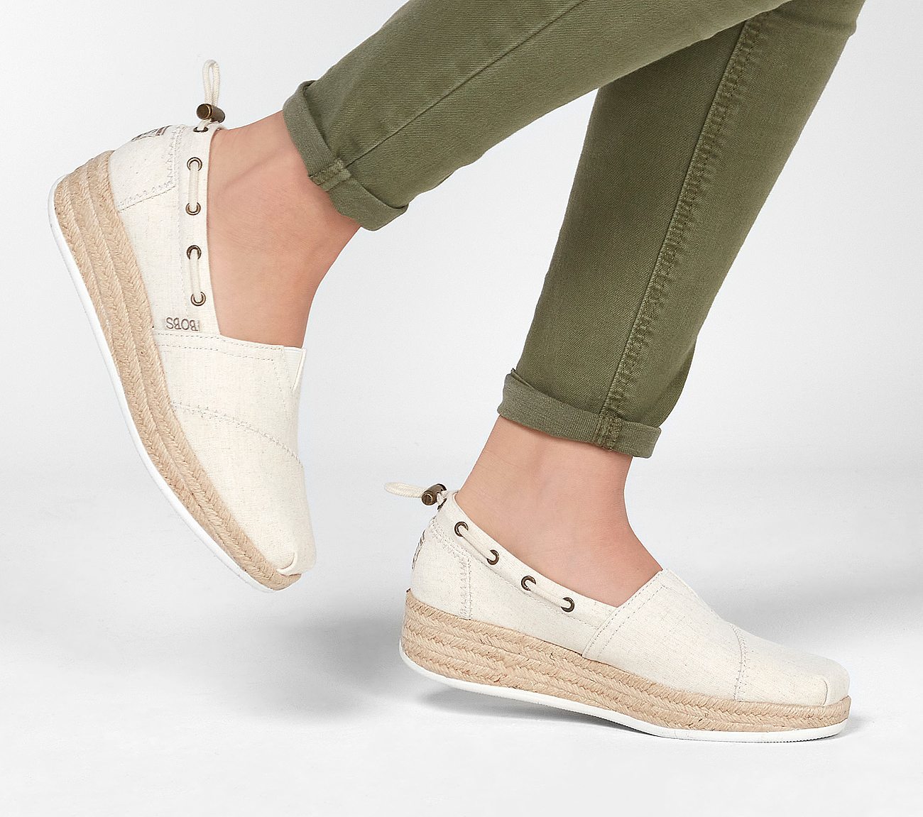 Skechers Γυναικείες Εσπαντρίγιες - Bobs HighLights 2.0 - Yacht Master 113075-NAT Natural - Image 3