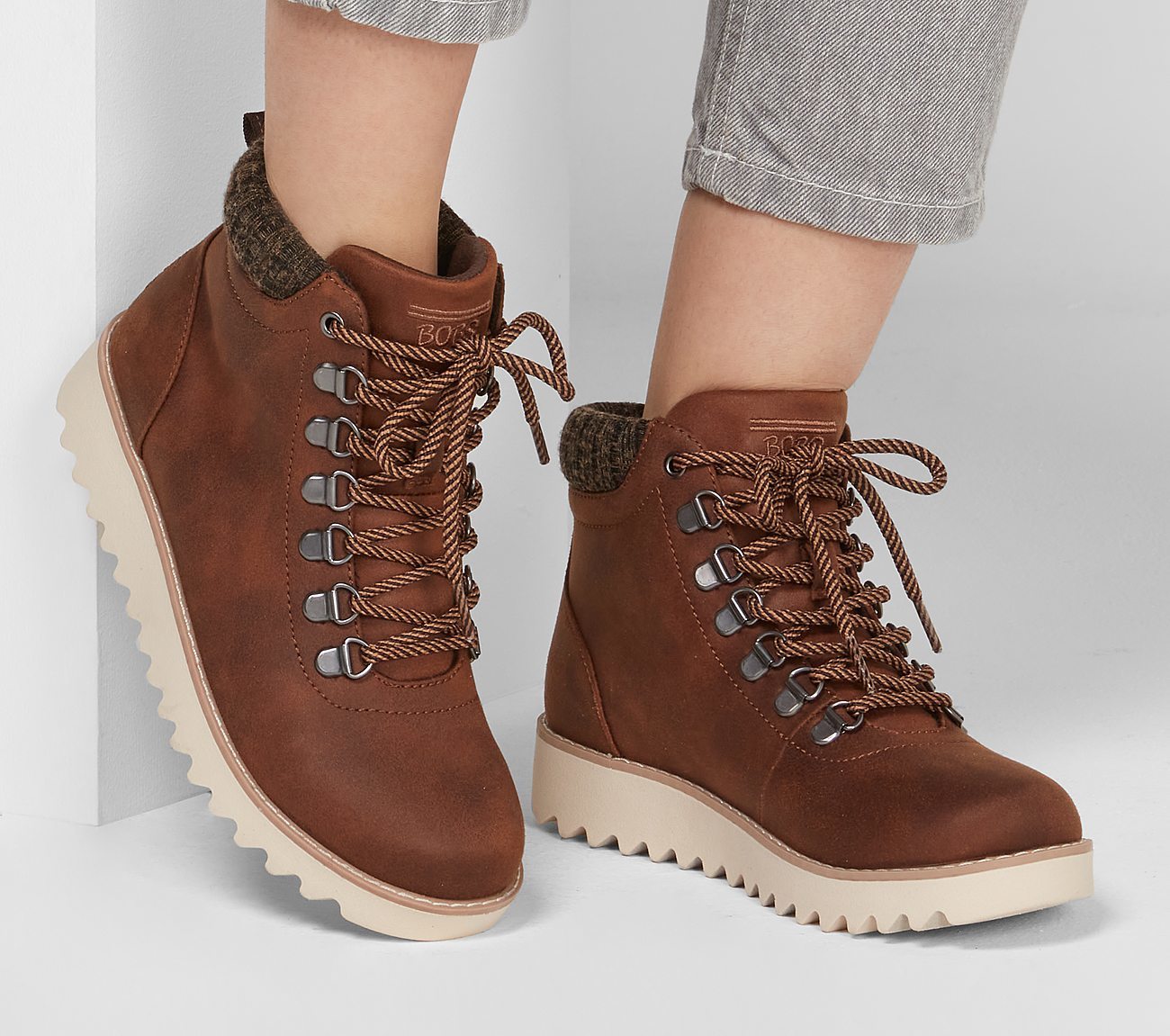 Skechers Μποτάκι Γυναικείο - Bobs Mountain Kiss 113425-BRN Brown - Image 2
