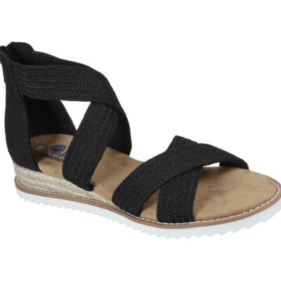 Skechers Γυναικείο Πέδιλο-Σανδάλι - BOBS Desert Kiss - Desert Nights - 113540-BLK - Black