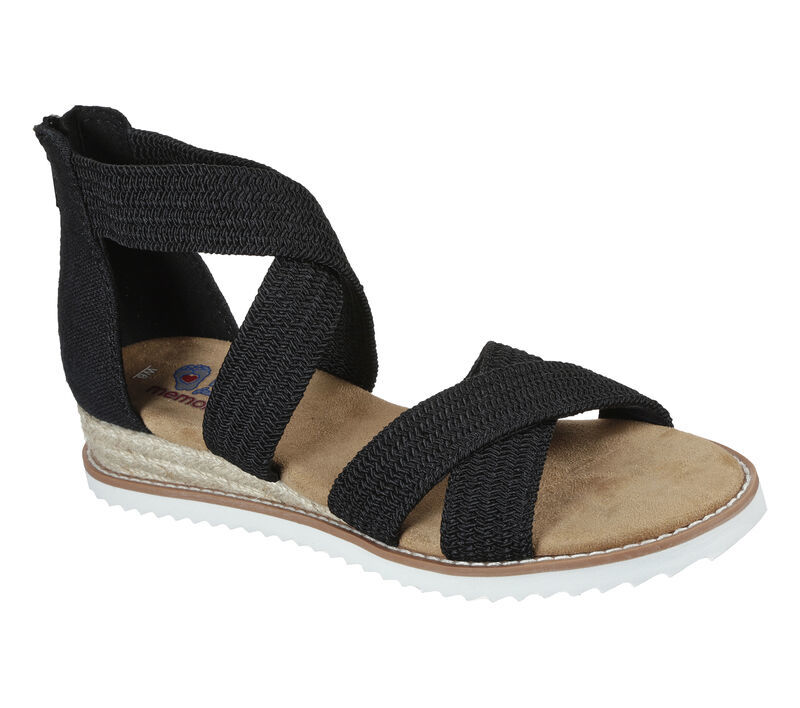 Skechers Γυναικείο Πέδιλο-Σανδάλι - BOBS Desert Kiss - Desert Nights - 113540-BLK - Black