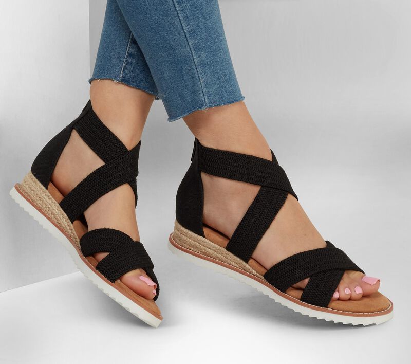 Skechers Γυναικείο Πέδιλο-Σανδάλι - BOBS Desert Kiss - Desert Nights - 113540-BLK - Black - Image 2