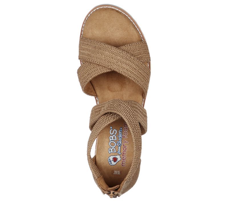 Skechers Γυναικείο Πέδιλο-Σανδάλι - BOBS Desert Kiss - Desert Nights - 113540-TAN - Image 3
