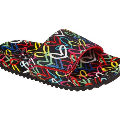 Skechers Σαγιονάρα Γυναικεία - x JGoldcrown: Bobs Pop Ups 2 - Love & Summer 113613-BKMT Black