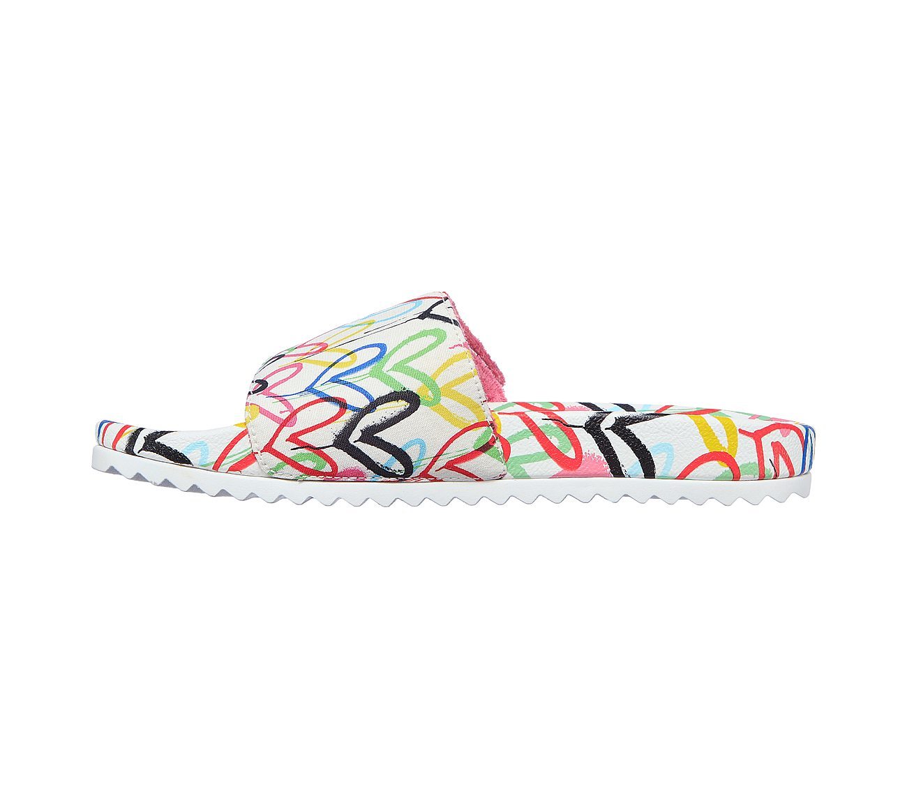 Skechers Σαγιονάρα Γυναικεία - x JGoldcrown: Bobs Pop Ups 2 - Love & Summer 113613-WMLT White - Image 4