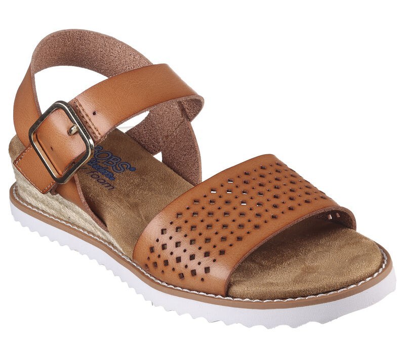 Skechers Γυναικείο Πέδιλο-Σανδάλι - BOBS Desert Kiss - Sunny Flair - 114143-LUG