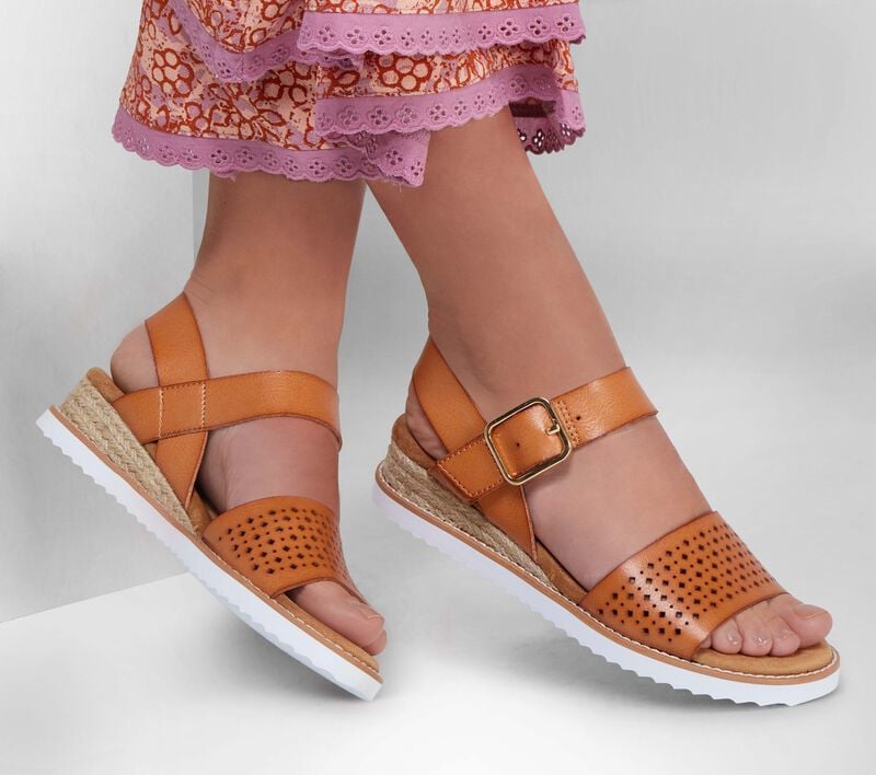 Skechers Γυναικείο Πέδιλο-Σανδάλι - BOBS Desert Kiss - Sunny Flair - 114143-LUG - Image 3