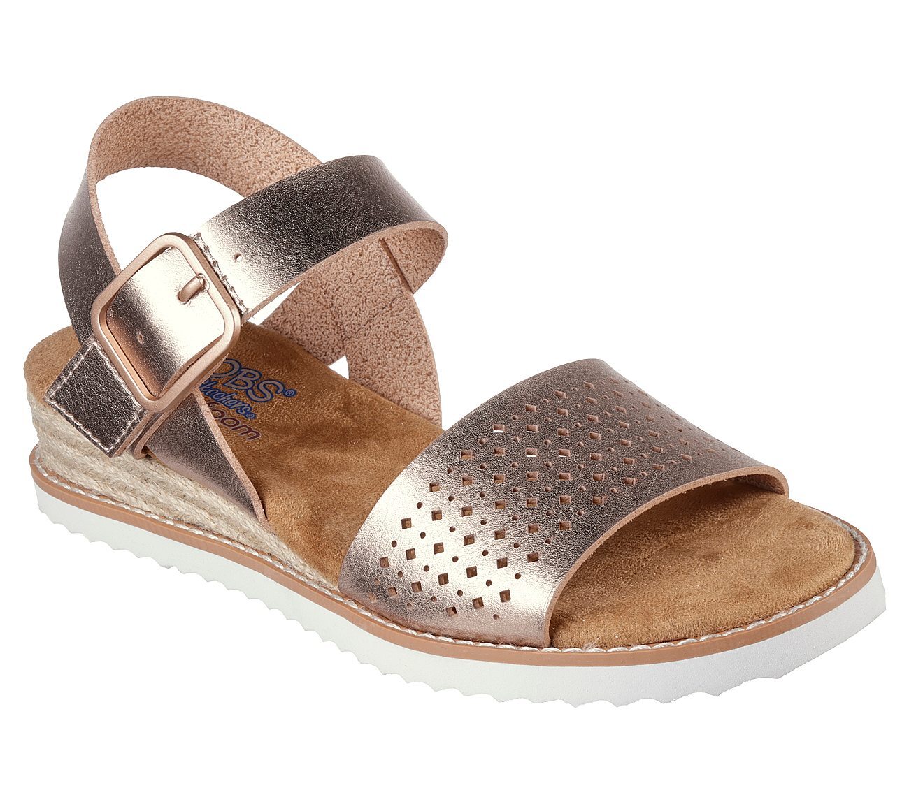Skechers Παπούτσι Γυναικείο - Bobs Desert Kiss-Goldie Glam - 114144-RSGD - Rose Gold