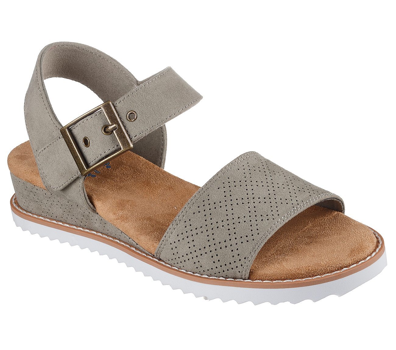 Skechers Γυναικείο Πέδιλο - BOBS Desert Kiss - Serendipitous - 114147-OLV OLIVE