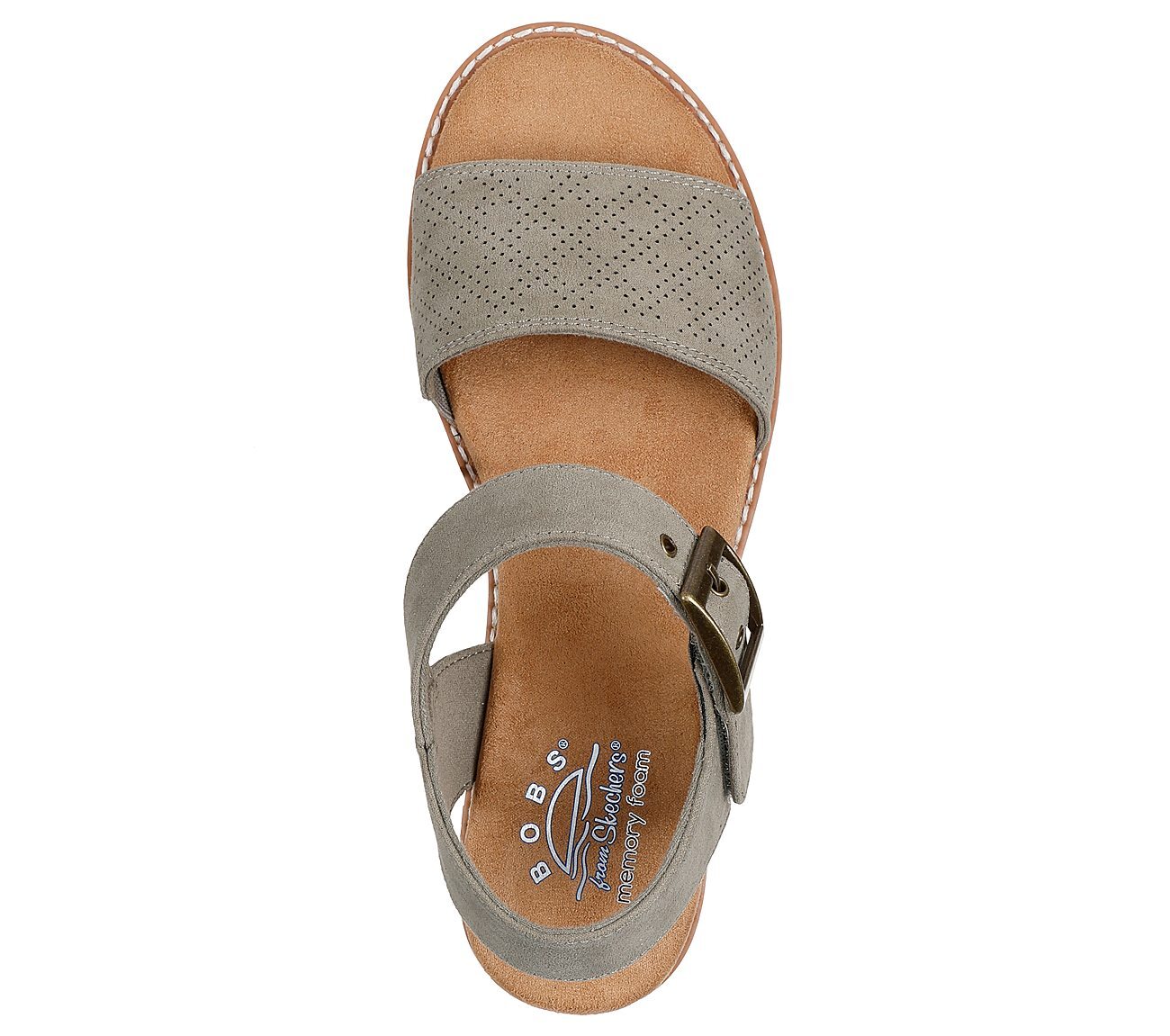 Skechers Γυναικείο Πέδιλο - BOBS Desert Kiss - Serendipitous - 114147-OLV OLIVE - Image 4