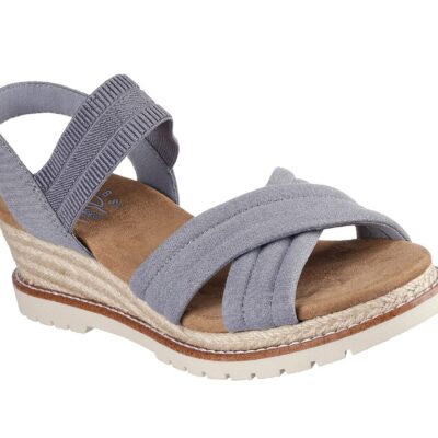 Skechers Γυναικείο Πέδιλο - BOBS Desert Chill - Sweet Crossing - 114685-GRY  GRAY
