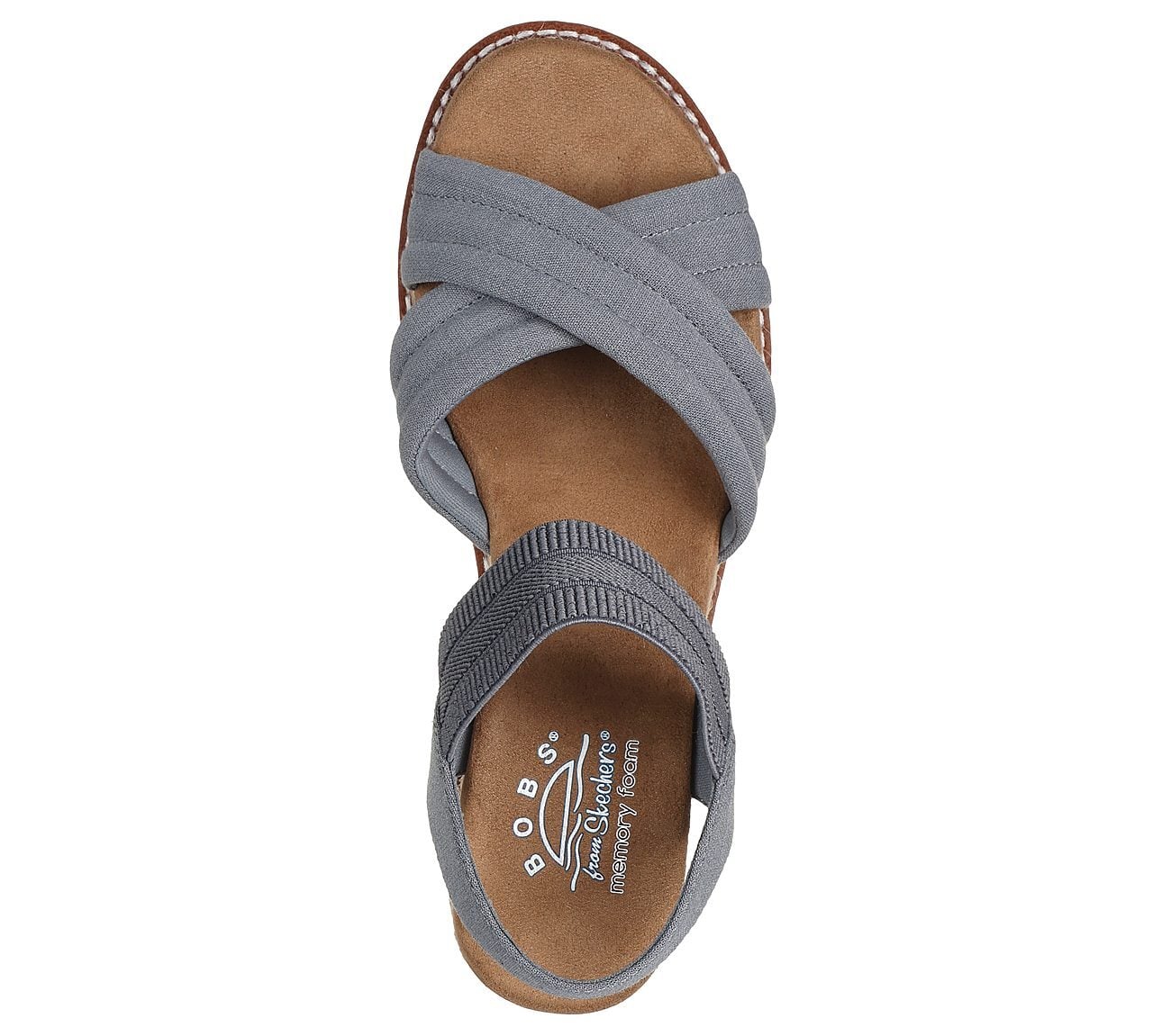 Skechers Γυναικείο Πέδιλο - BOBS Desert Chill - Sweet Crossing - 114685-GRY GRAY - Image 4