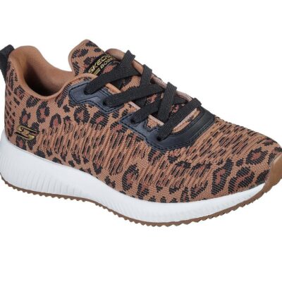 Skechers Παπούτσι Γυναικείο -Womens Bobs Sport Squad - Mighty Cat 117029-LPD Leopard