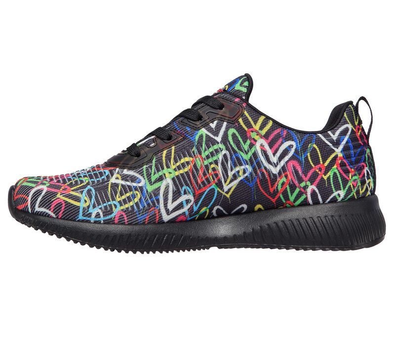 Skechers Παπούτσι Γυναικείο x JGoldcrown: Bobs Sport Squad - 117092-BKMT Black/Multi - Image 2