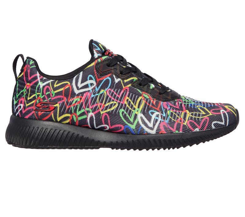 Skechers Παπούτσι Γυναικείο x JGoldcrown: Bobs Sport Squad - 117092-BKMT Black/Multi - Image 4