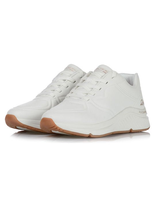 Skechers Παπούτσι Γυναικείο - Arch Comfort Pu Speckled Lace Up - 117560-WHT - White - Image 3