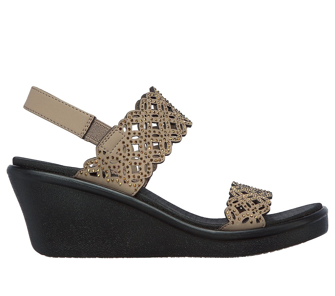 Skechers Γυναικείο Πέδιλο - Rumble On-Sassy Dayz - 119147-TPE - Beige