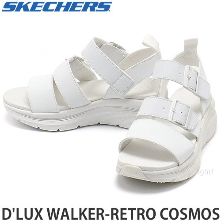Skechers Γυναικείο Πέδιλο-Σανδάλι - D LUX WALKER-RETRO COSMOS 119234-WHT - Image 2