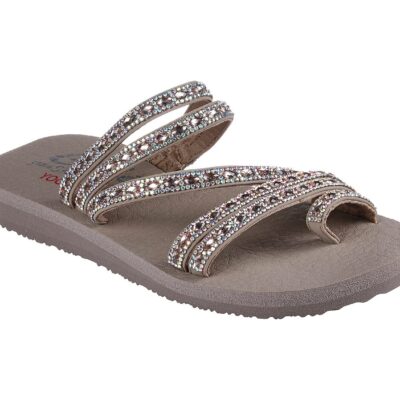 Skechers Γυναικείο Πέδιλο - Meditation - Greece Vibes - 119287-TPE NATURAL