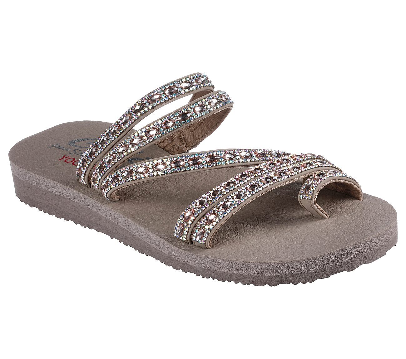 Skechers Γυναικείο Πέδιλο - Meditation - Greece Vibes - 119287-TPE NATURAL