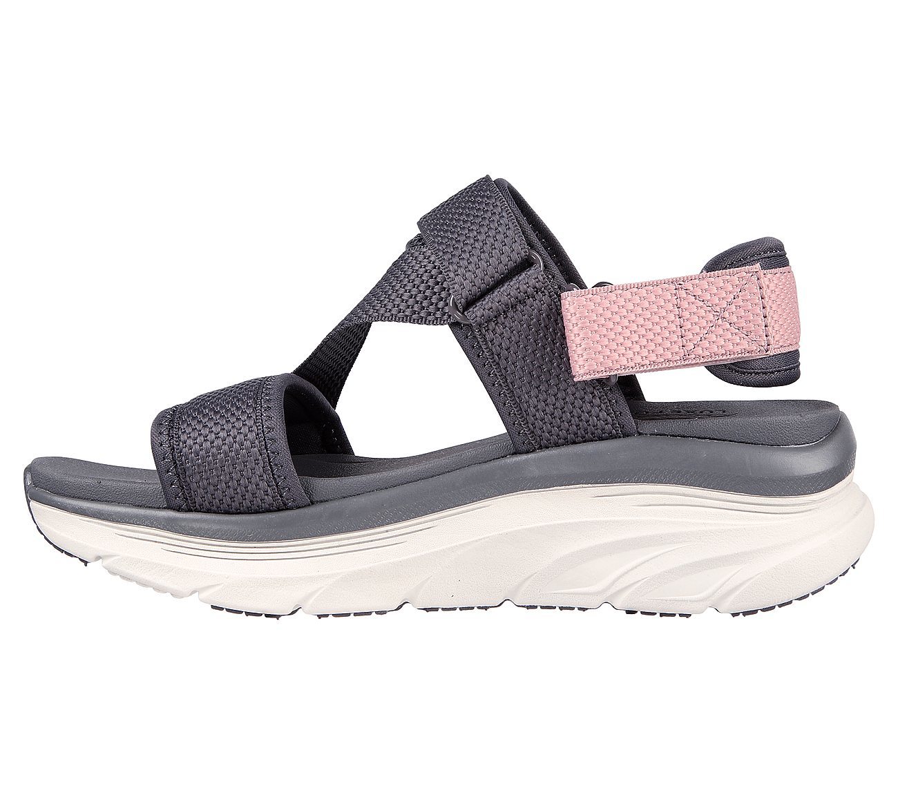 Skechers Γυναικείο Πέδιλο-Σανδάλι - DLUX WALKER (119302-GYPR) Grey - Image 4