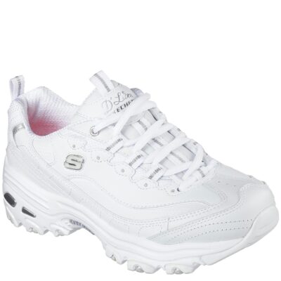 Skechers Παπούτσι Γυναικείο - DLites - Fresh Start 11931-WSL White-Silver
