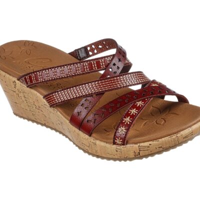 Skechers Γυναικείο Πέδιλο - Beverlee - 119353-CHOC - Chocolate Brown