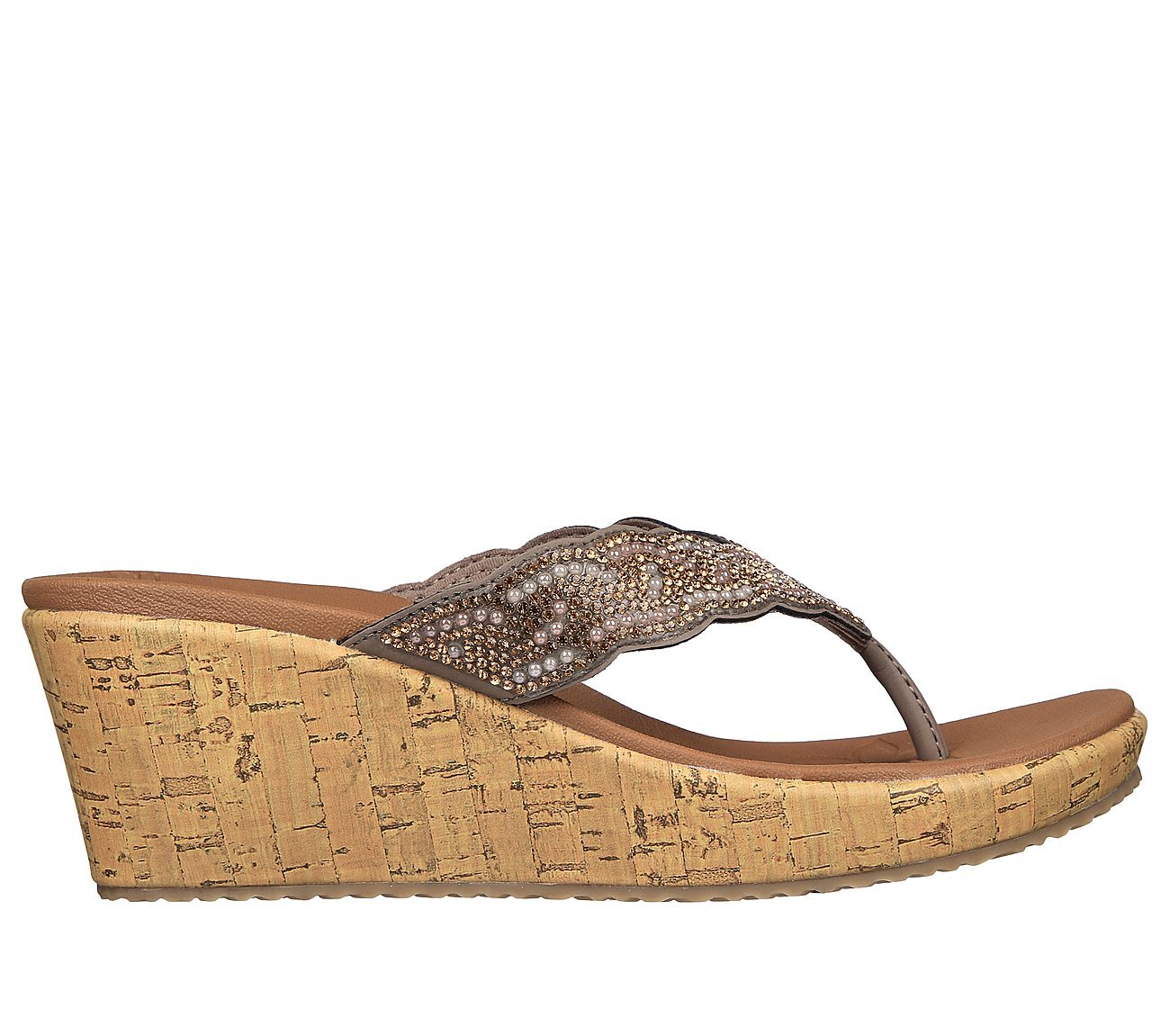 Skechers Γυναικείο Πέδιλο - Beverlee-Charming Pearl - 119579-TPE - Beige - Image 2