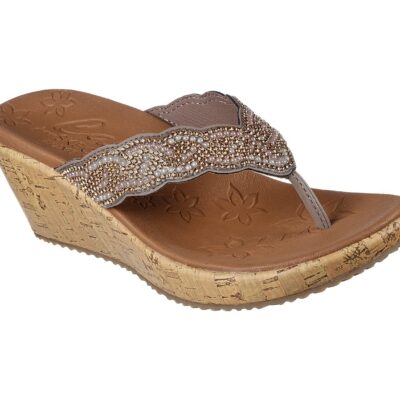 Skechers Γυναικείο Πέδιλο - Beverlee-Charming Pearl - 119579-TPE - Beige