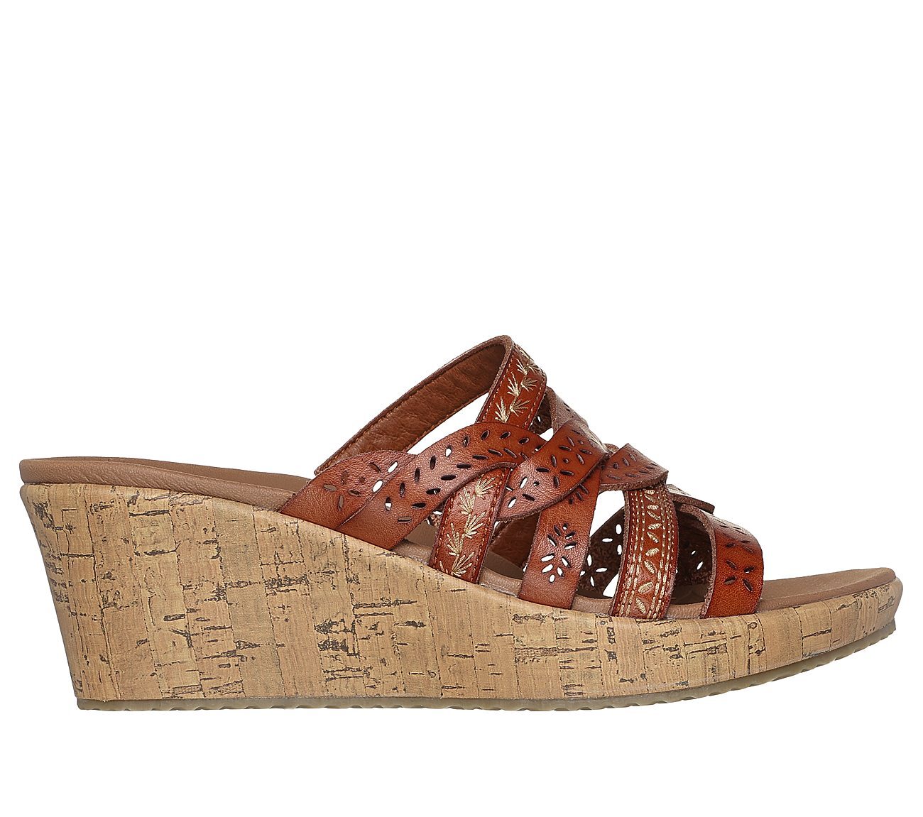 Skechers Γυναικείο Πέδιλο - Beverlee-New Resort - 119580-LUG - Brown - Image 2