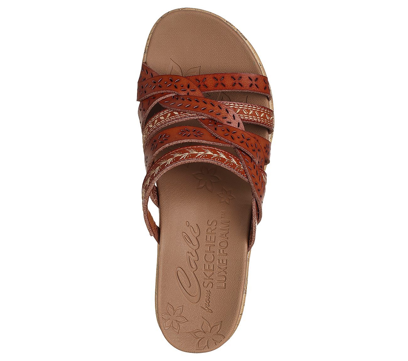 Skechers Γυναικείο Πέδιλο - Beverlee-New Resort - 119580-LUG - Brown - Image 4
