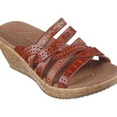 Skechers Γυναικείο Πέδιλο - Beverlee-New Resort - 119580-LUG - Brown