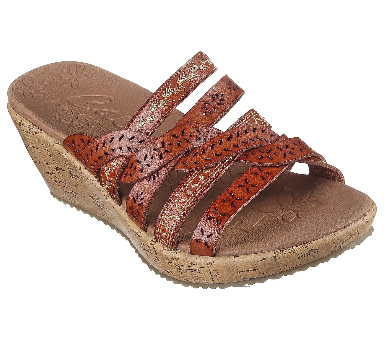 Skechers Γυναικείο Πέδιλο - Beverlee-New Resort - 119580-LUG - Brown