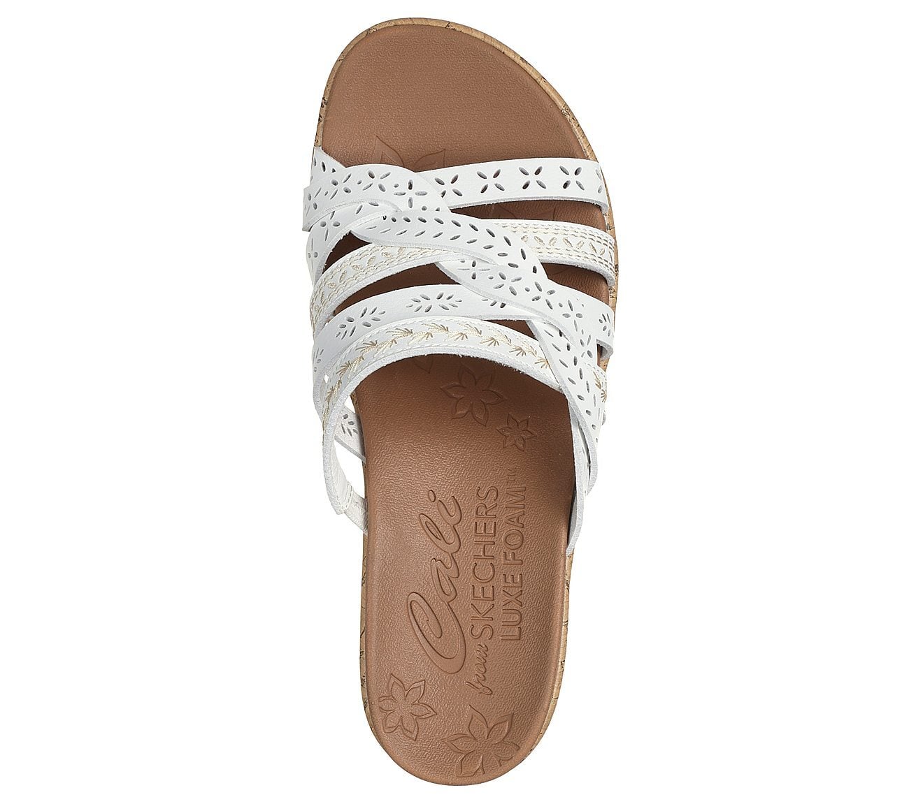 Skechers Γυναικείο Πέδιλο - Beverlee-New Resort - 119580-WHT- White - Image 3