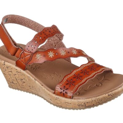 Skechers Γυναικείο Πέδιλο - Beverlee-Cherished Aura - 119596-LUG - Brown