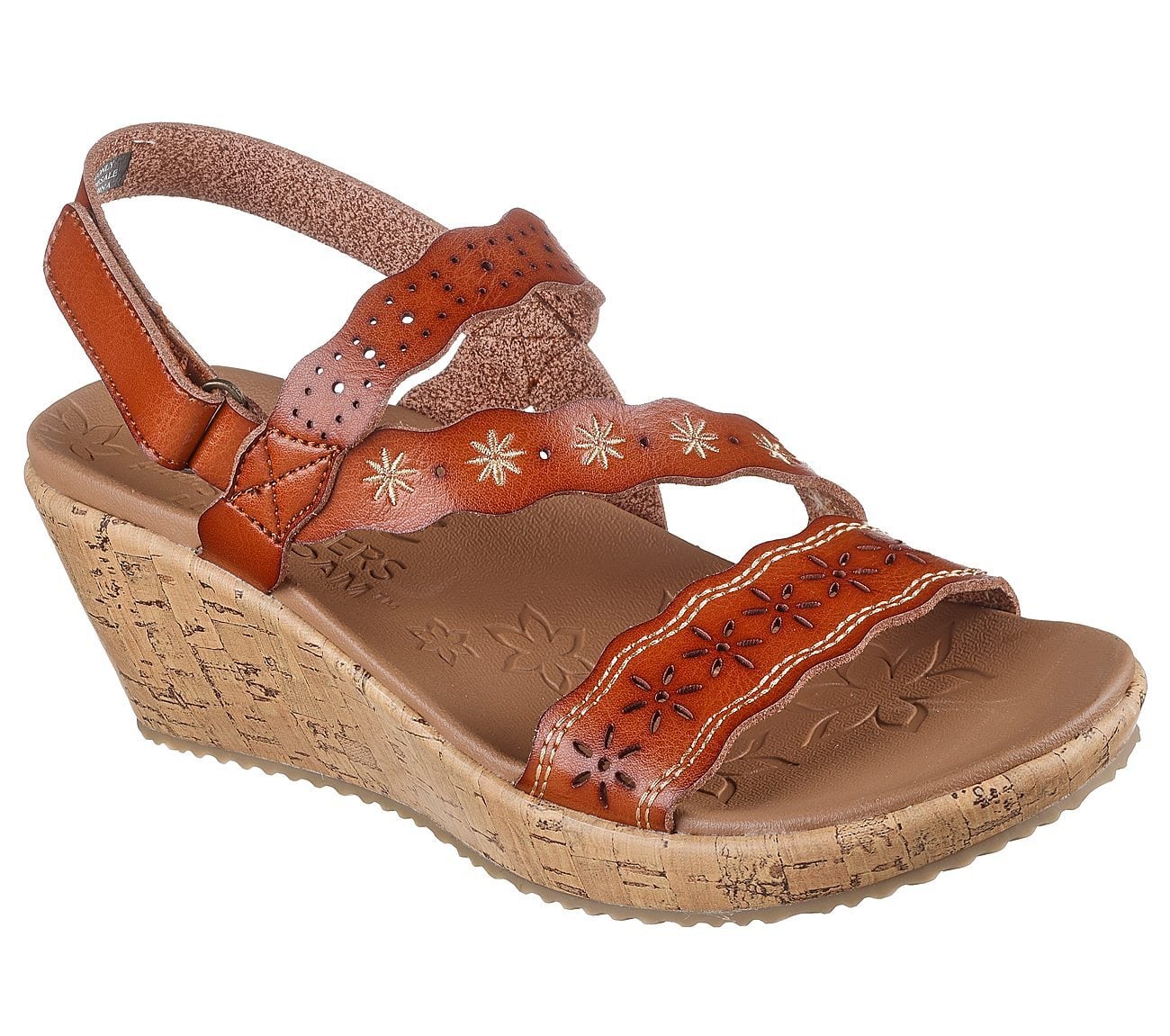 Skechers Γυναικείο Πέδιλο - Beverlee-Cherished Aura - 119596-LUG - Brown
