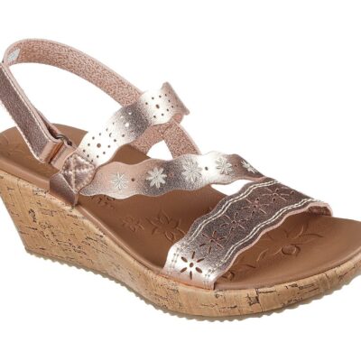 Skechers Γυναικείο Πέδιλο - Beverlee-Cherished Aura - 119596-RSGD - Rose Gold