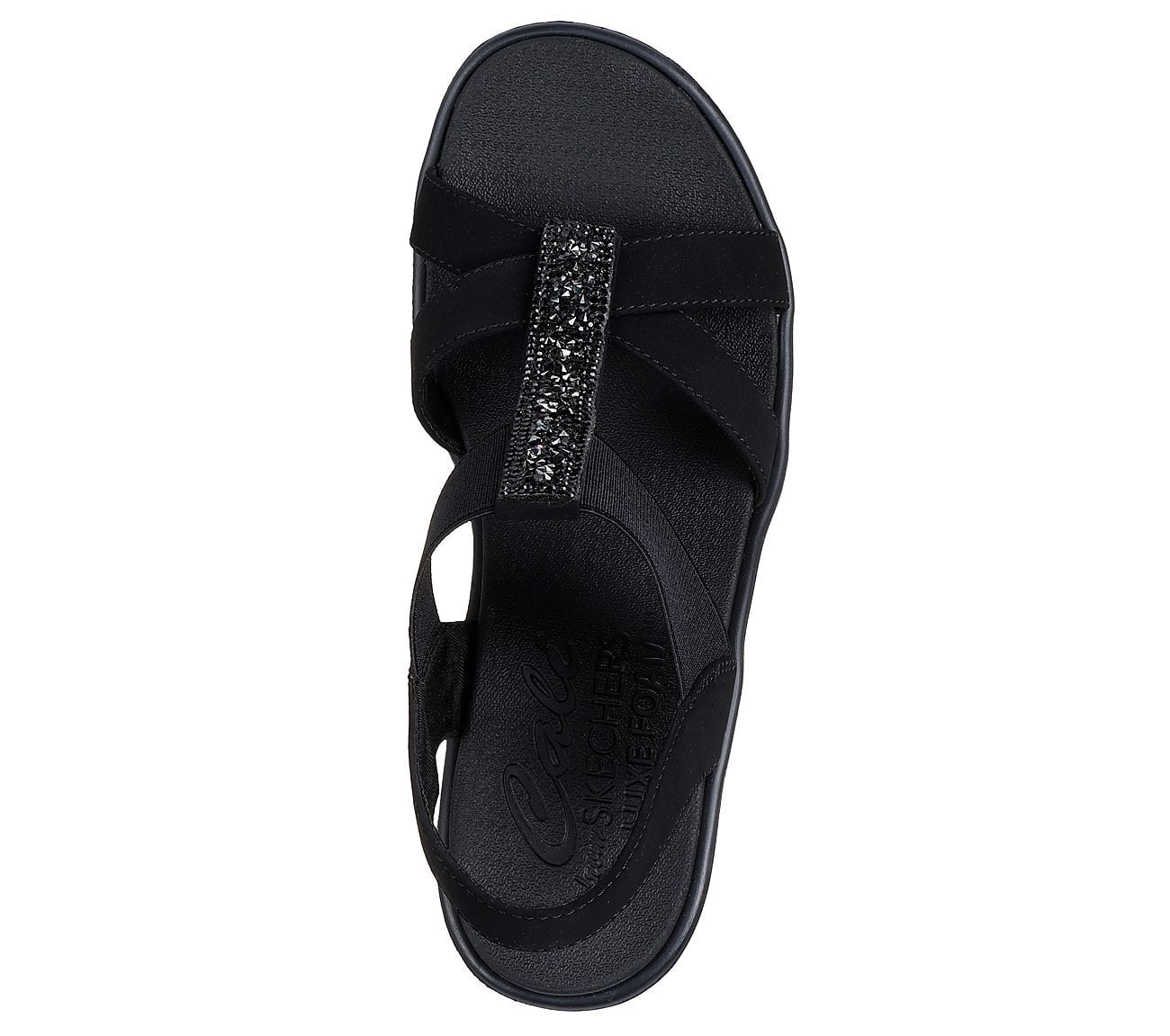 Skechers Γυναικείο Πέδιλο - Rumble On-Glammed Up - 119608-BBK - Black - Image 3
