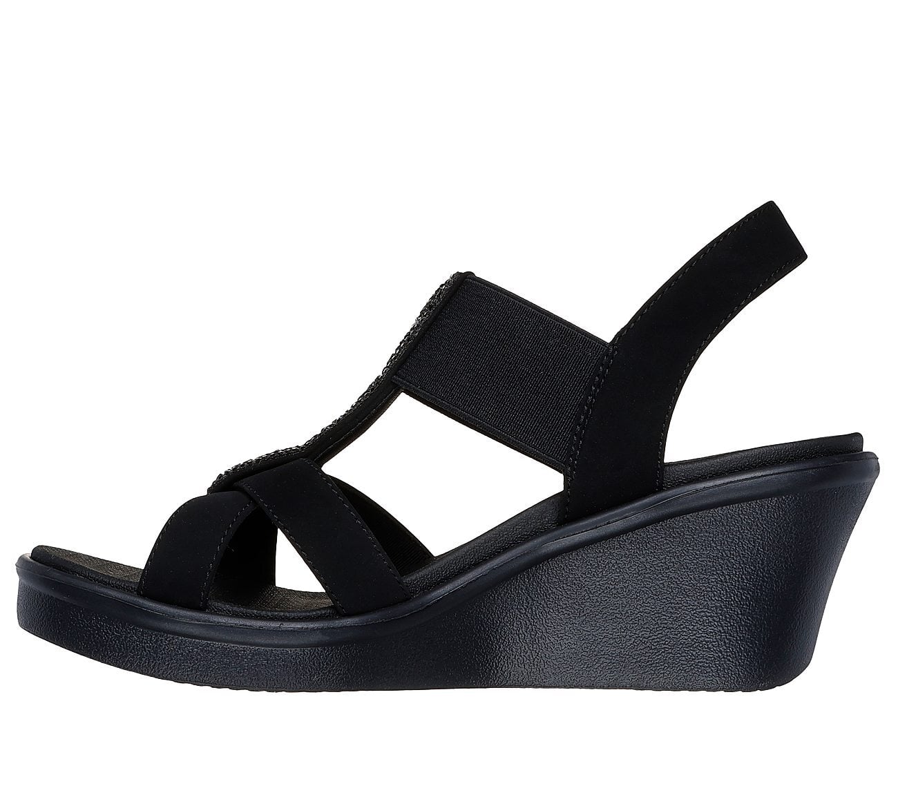 Skechers Γυναικείο Πέδιλο - Rumble On-Glammed Up - 119608-BBK - Black - Image 5
