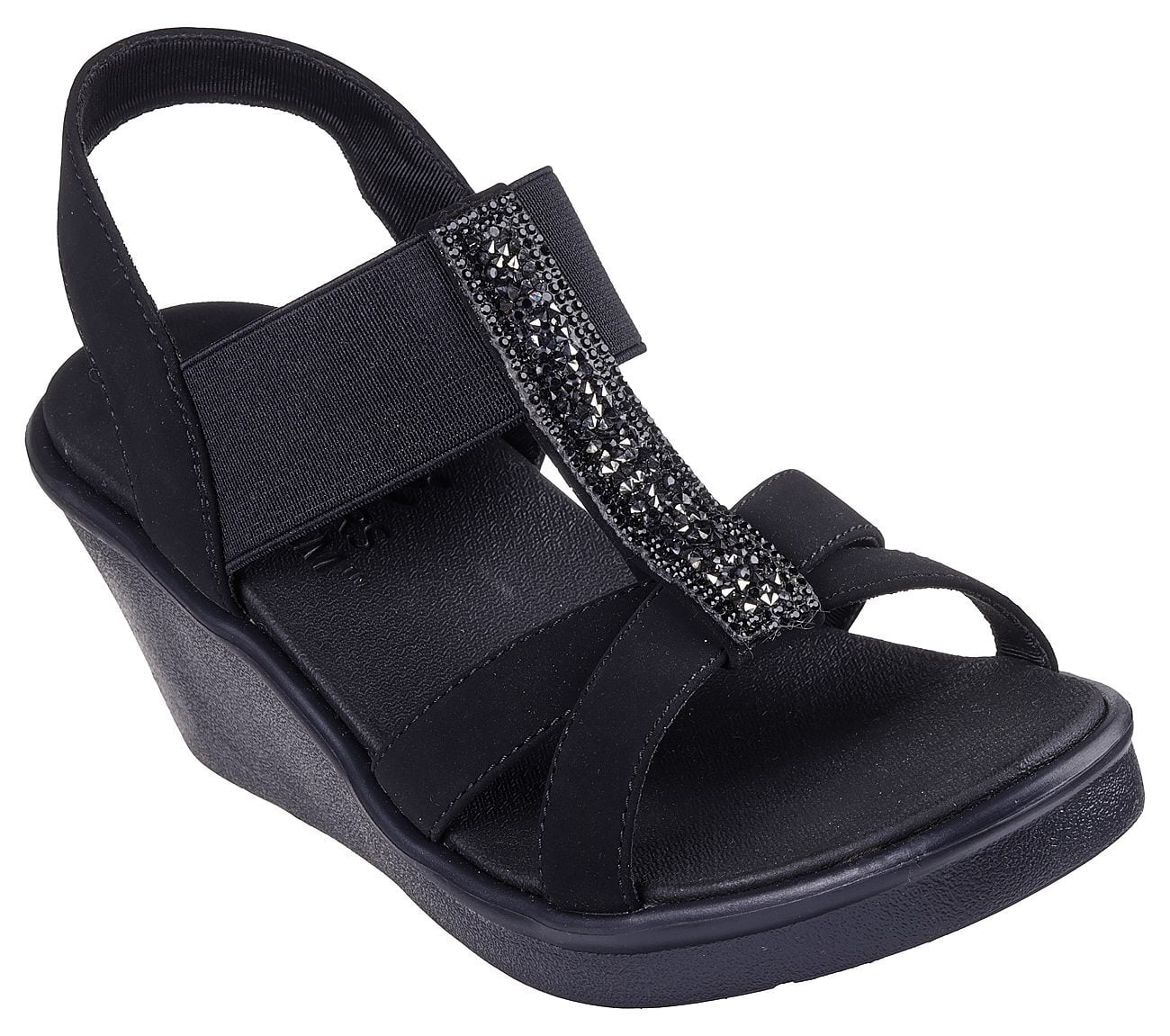 Skechers Γυναικείο Πέδιλο - Rumble On-Glammed Up - 119608-BBK - Black - Image 2