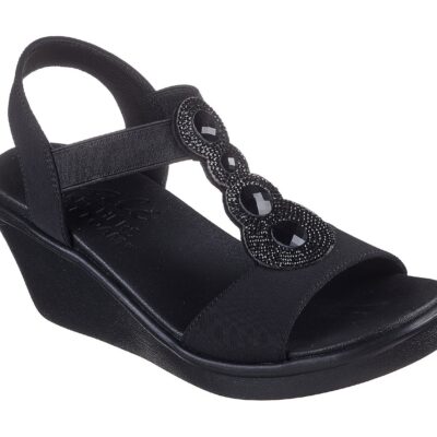 Skechers Γυναικείο Πέδιλο - Rumble On-Slay Queen - 119614-BBK - Black