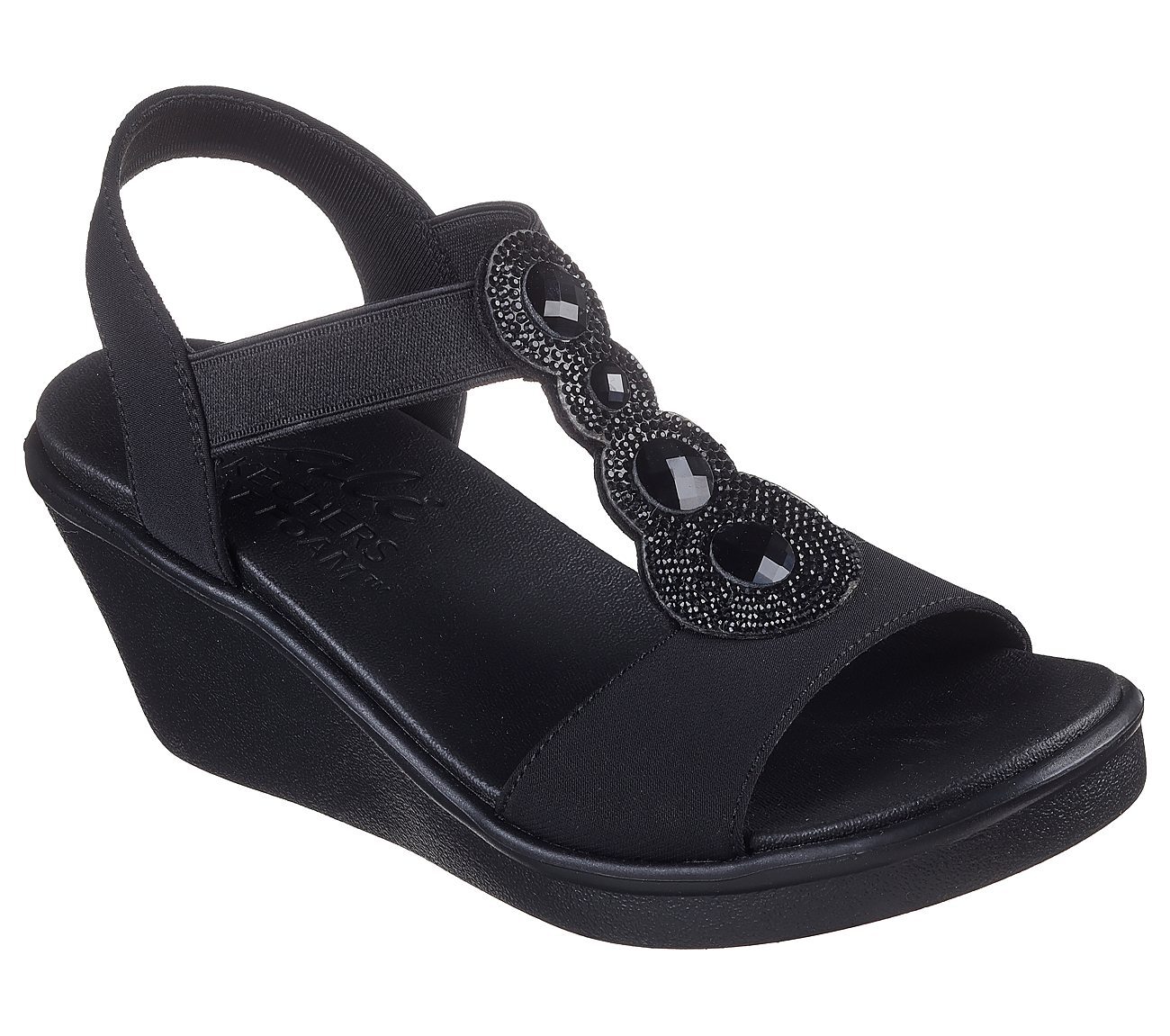 Skechers Γυναικείο Πέδιλο - Rumble On-Slay Queen - 119614-BBK - Black - Image 3