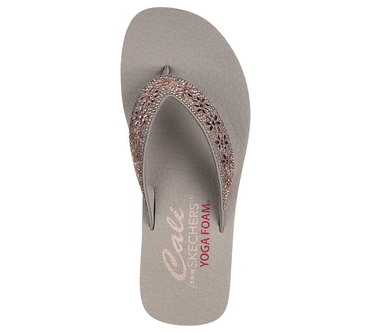 Skechers Γυναικείο Πέδιλο - Vinyasa-Wild Daisies - 119638-TPE - Beige - Image 4
