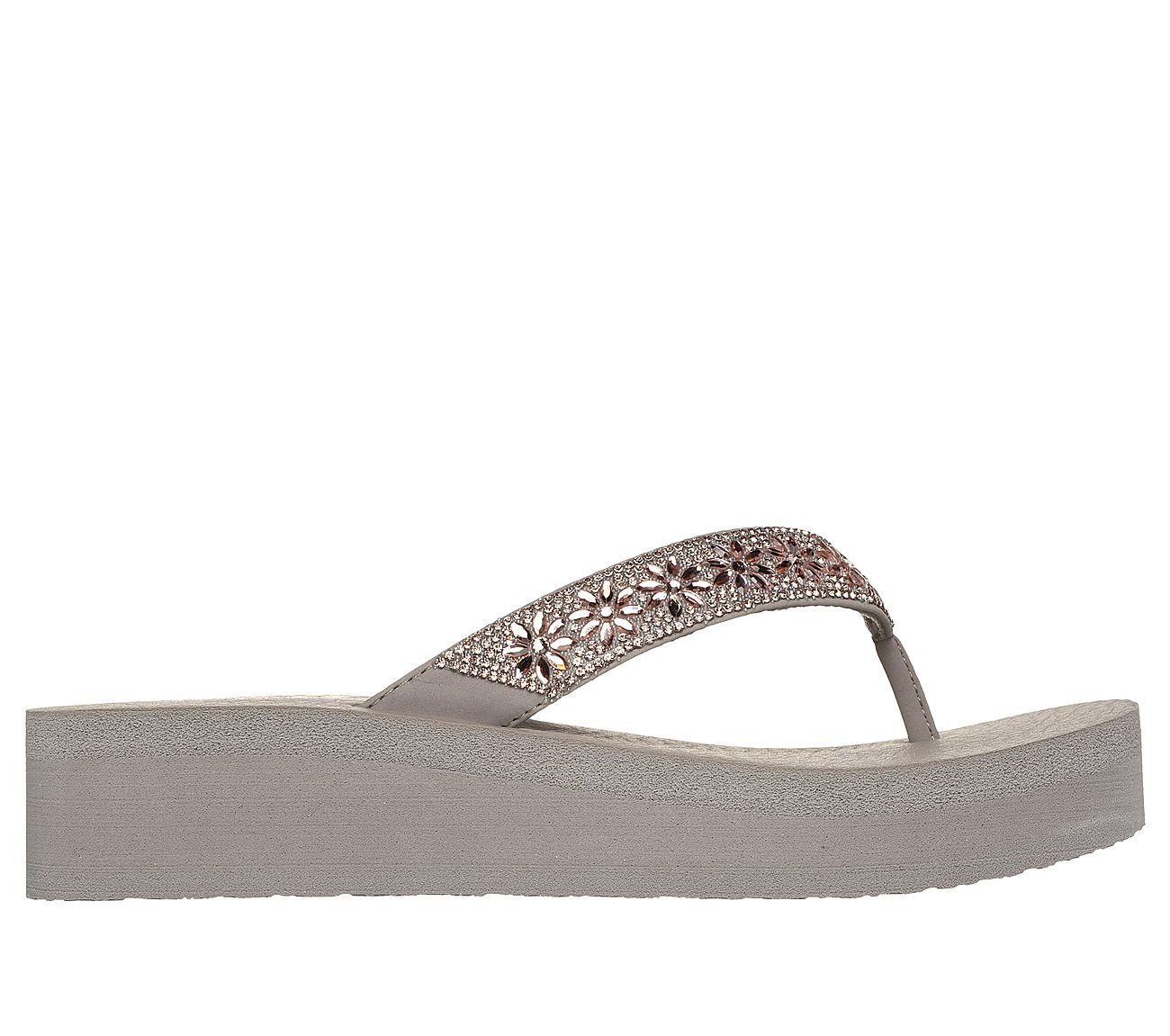 Skechers Γυναικείο Πέδιλο - Vinyasa-Wild Daisies - 119638-TPE - Beige - Image 5