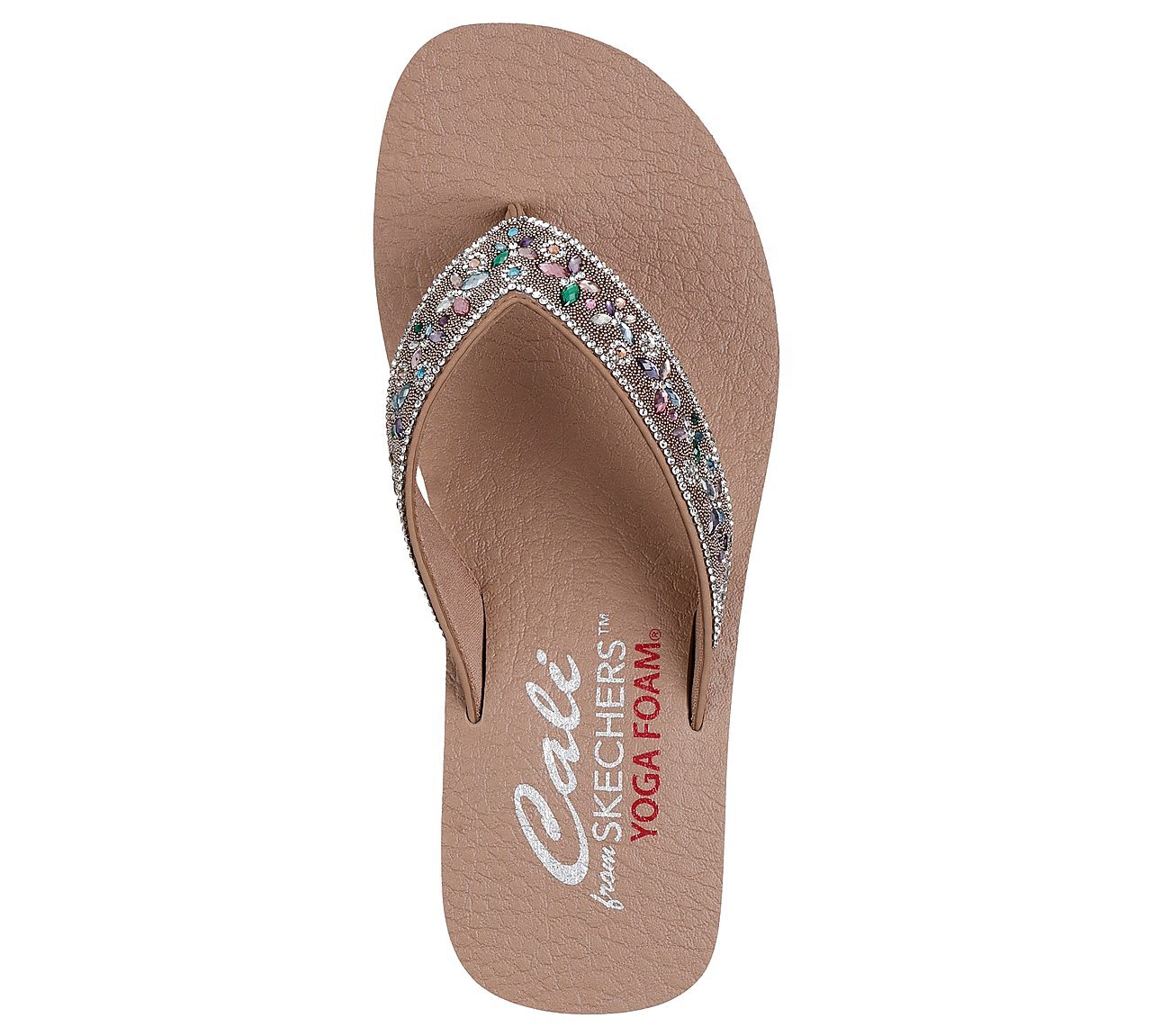Skechers Γυναικείο Πέδιλο - Vinyasa-Butterfly Kiss - 119642-MOC - Mocha - Image 3