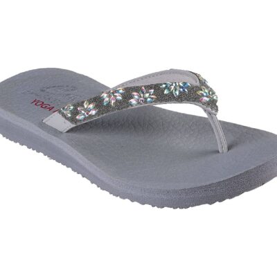 Skechers Σαγιονάρα Γυναικεία - Meditation - Love Letter 119646-GRY  Gray