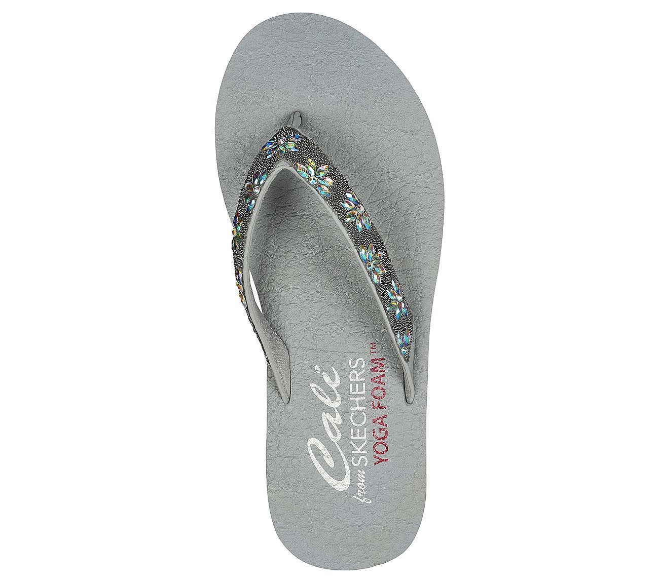 Skechers Σαγιονάρα Γυναικεία - Meditation - Love Letter 119646-GRY Gray - Image 4