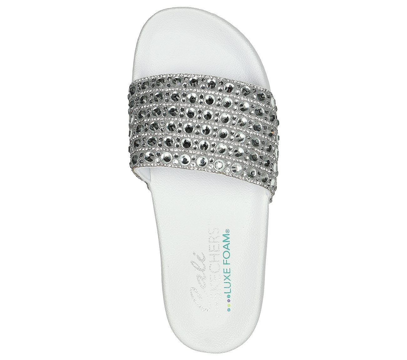 Skechers Γυναικεία Σαγιονάρα - Cali - Pop Ups - Everyday Glam - 119764-WHT - White - Image 4